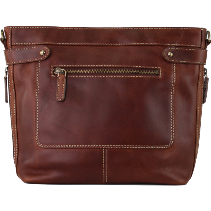 Mens leather hotsell concealed carry bag