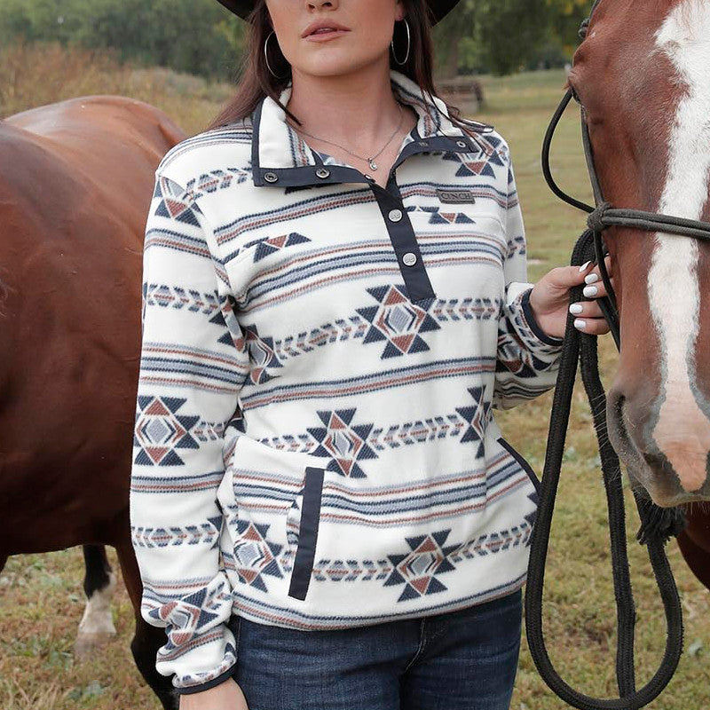 Cinch MAK9820019 Women's Aztec Fleece Jacket – Custom Cowboy Cinch MAK9820019 Women's Aztec Fleece Jacket – Custom Cowboy