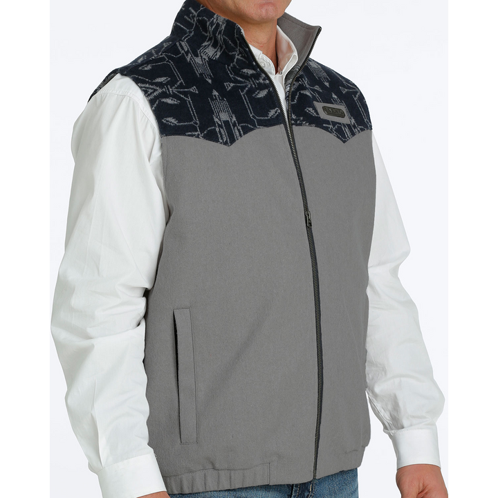 Wool Blend Conceal Carry Vest- Grey