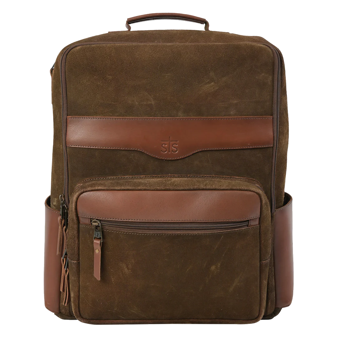 Custom Cowboy Shop - Leather Backpack with Conceal Carry Pocket