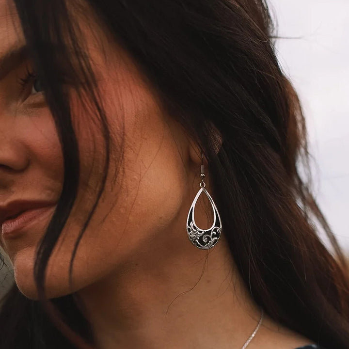 Lydia Teardrop Sterling Silver Earrings