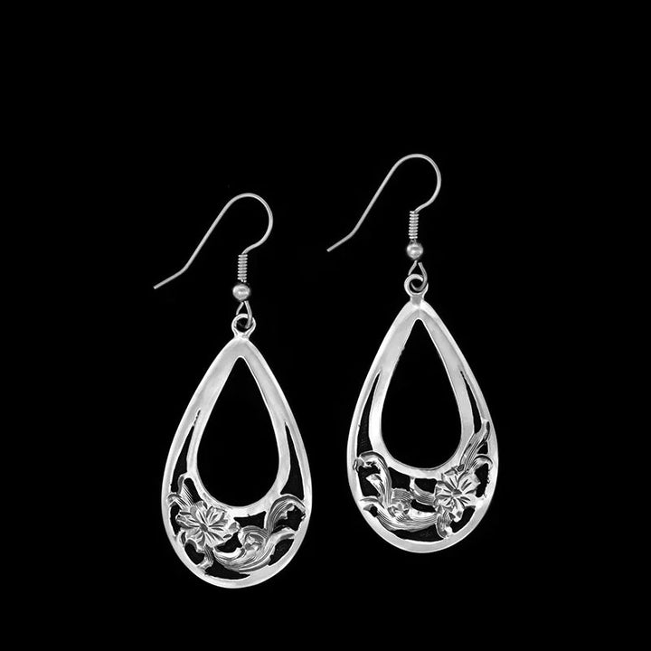 Lydia Teardrop Sterling Silver Earrings