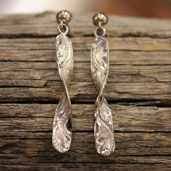 Sterling Twist Earrings