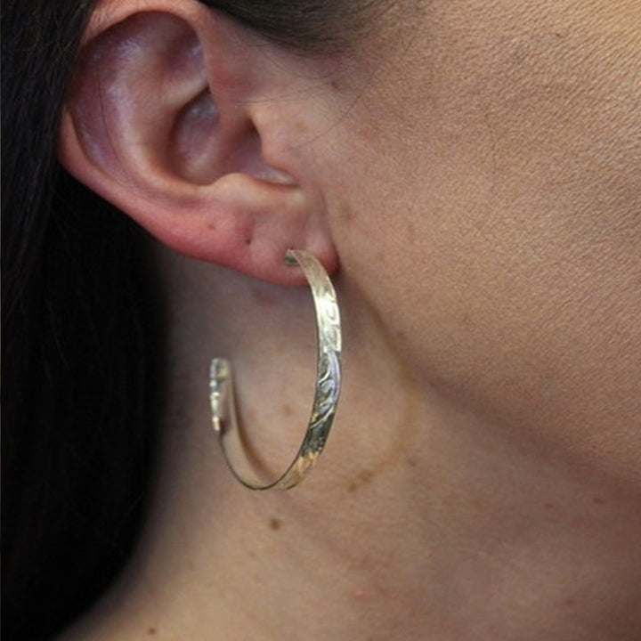 Sterling Silver Hoop Earrings