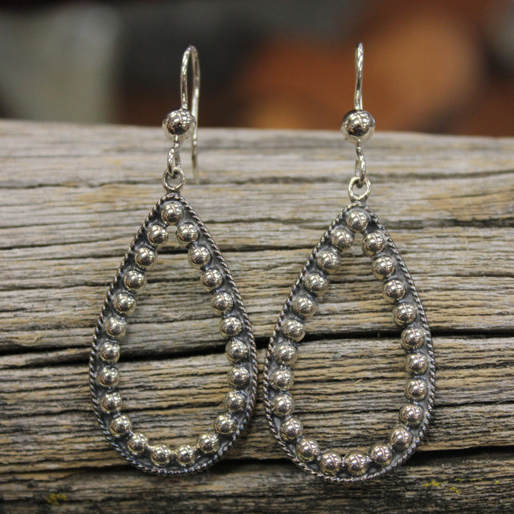 Sterling Bead Earrings