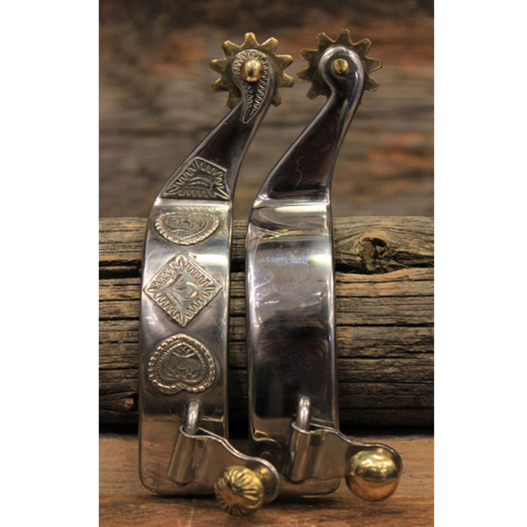 Custom Cowboy Shop - Diamonds & Hearts Spurs