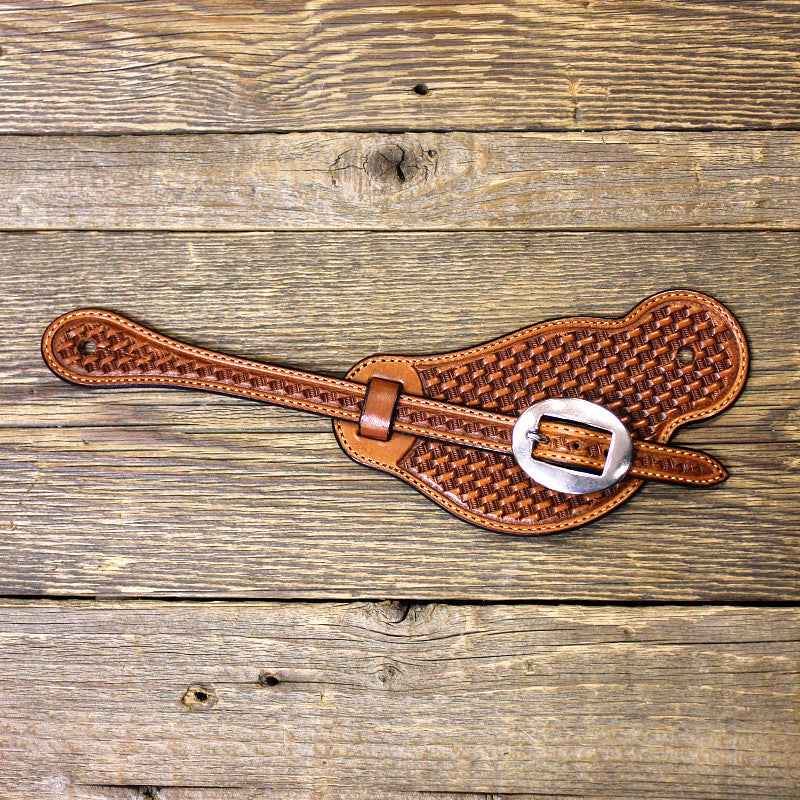 Russet Bib Style Basket Spur Straps