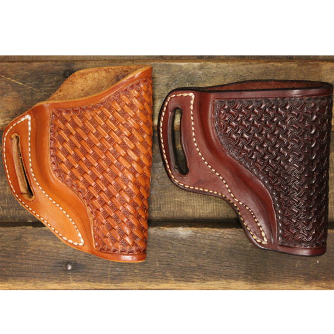 Concealed Carry Holster - Basket Tooled