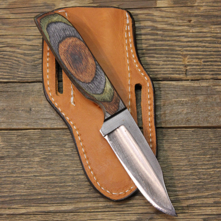 Custom Cowboy Shop - Camo Handmade Cowboy Belt Knife