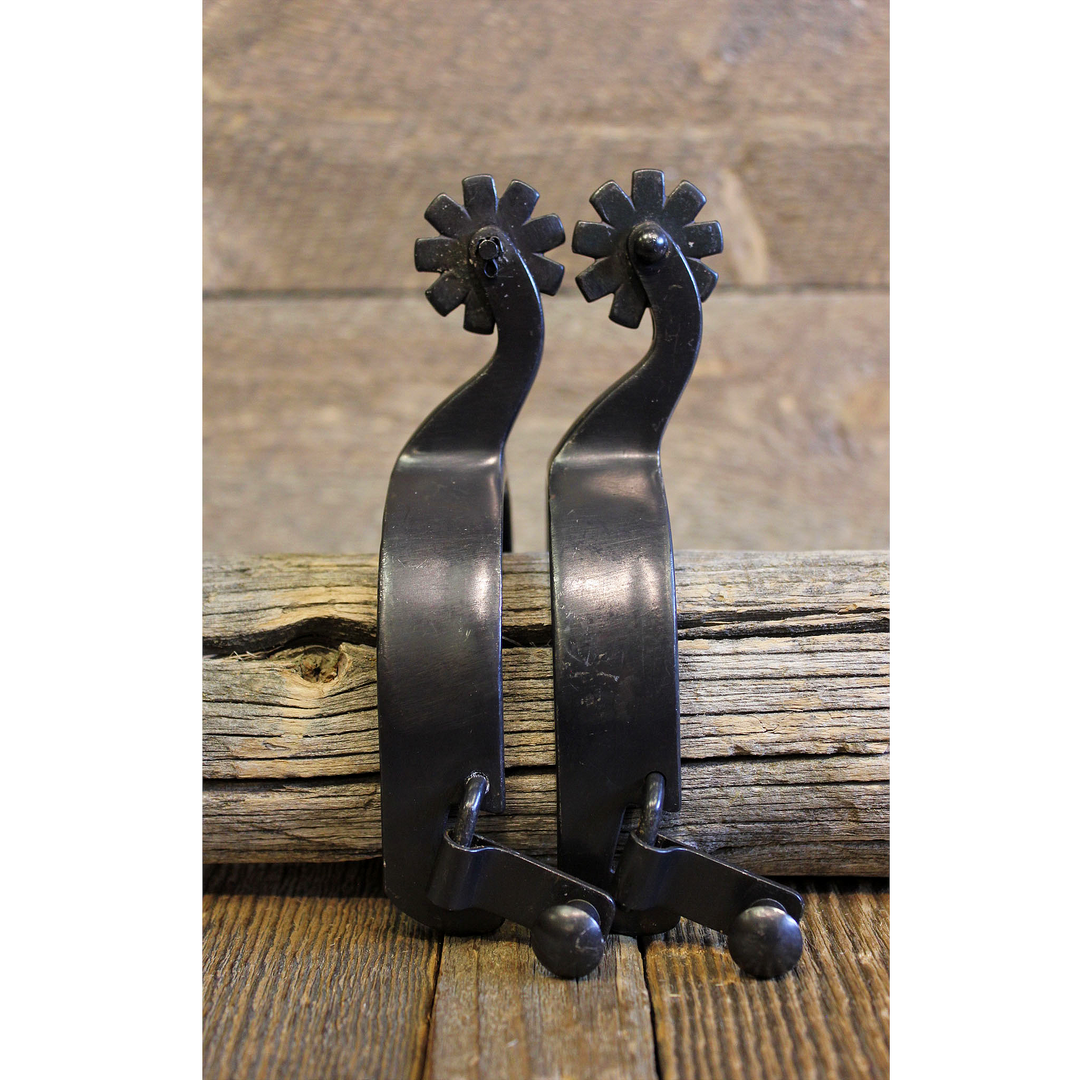 Custom Cowboy Shop - Black Steel Roping Spur