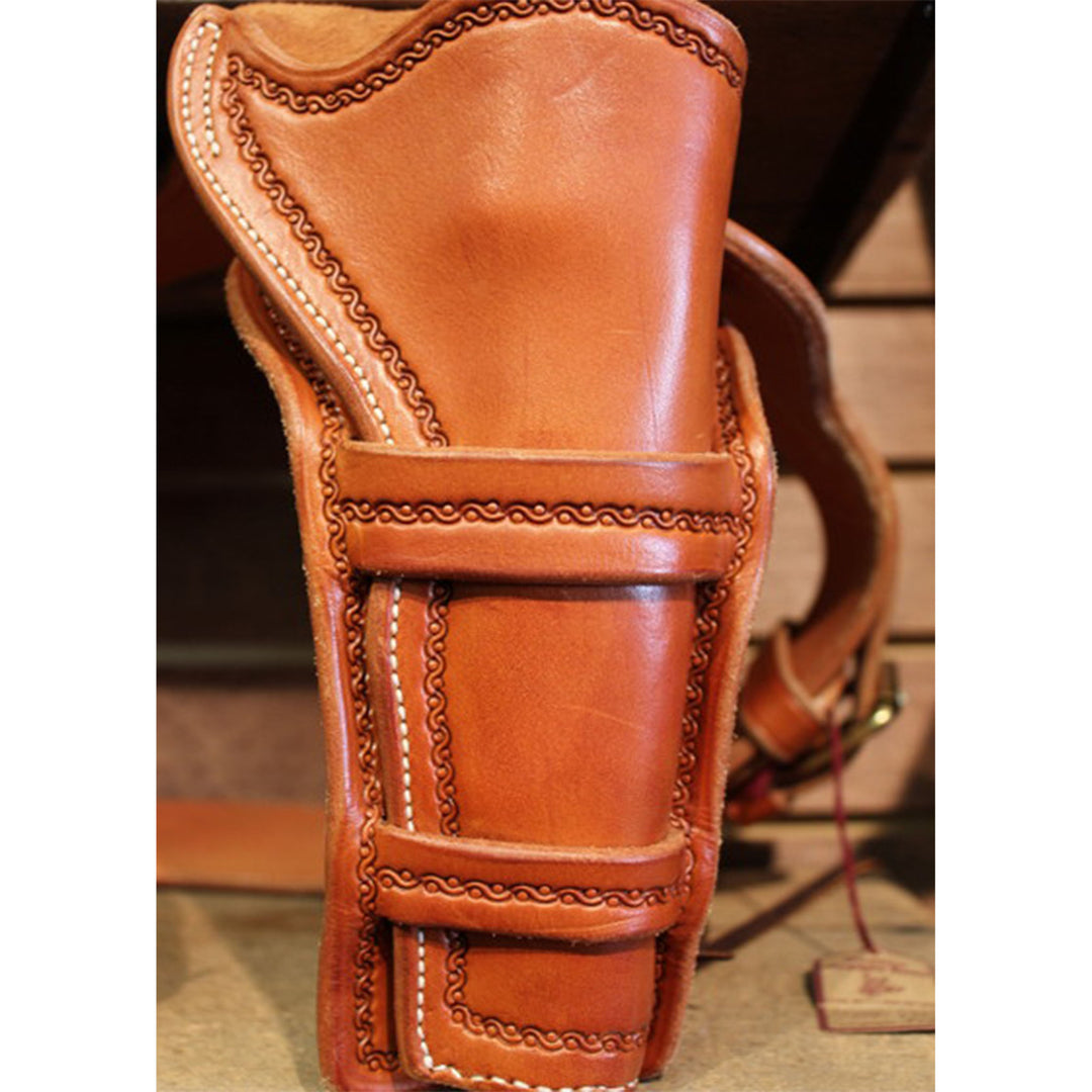 Border Stamped Gunbelt & Holster