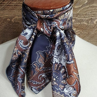 Custom Cowboy Shop - Maverick Charmeuse Silk Scarf