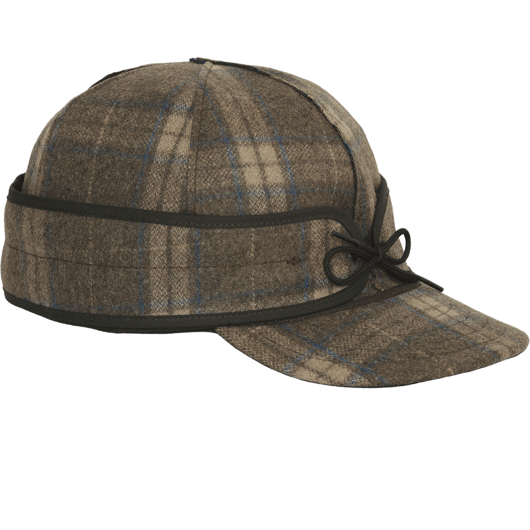 Century Plaid Wool Cap with Ear Flaps