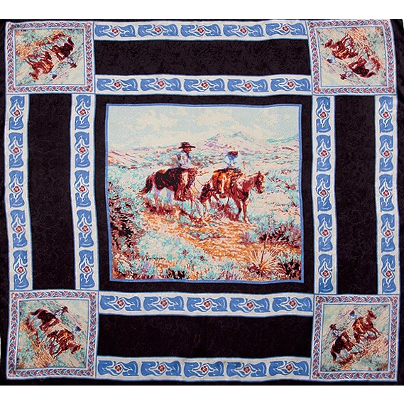 Compadres Silk Scarf