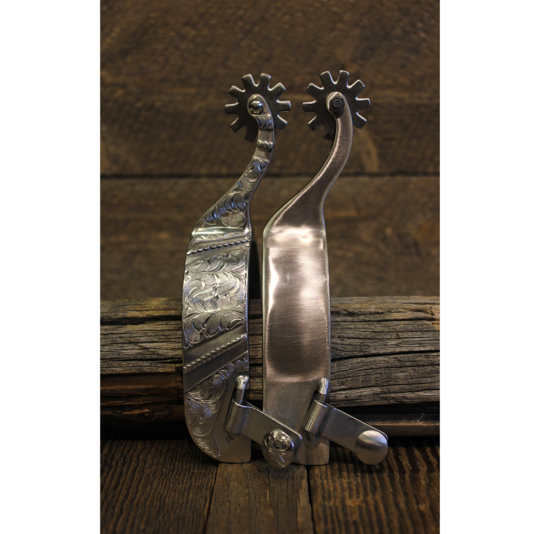Engraved Reining Spurs