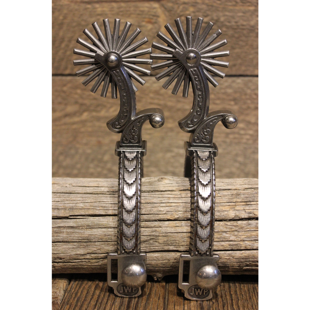 Custom Cowboy Shop - JWP California Old Time Band Spurs