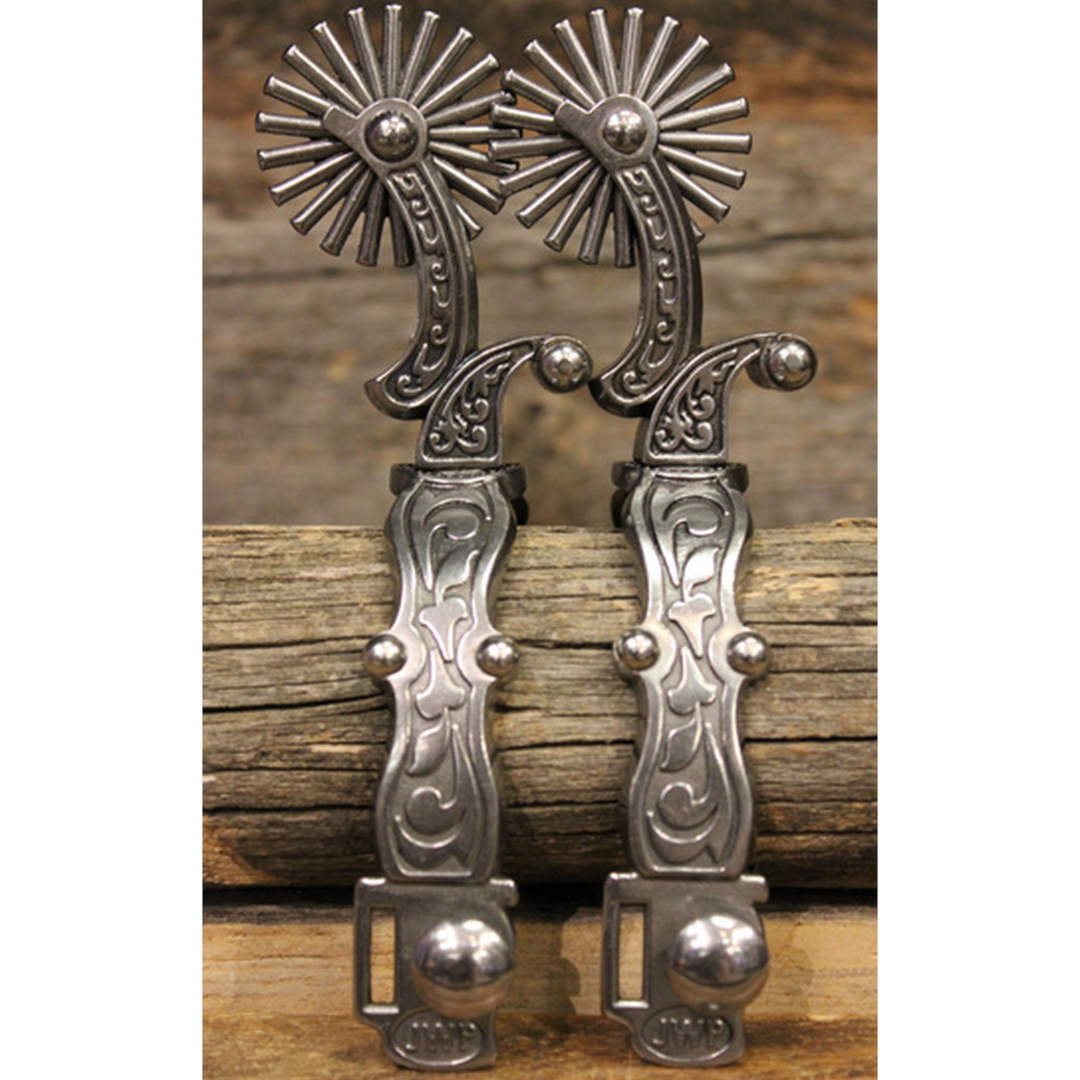 Custom Cowboy Shop - Jeremiah Watt Old Time Buckaroo Band Spurs