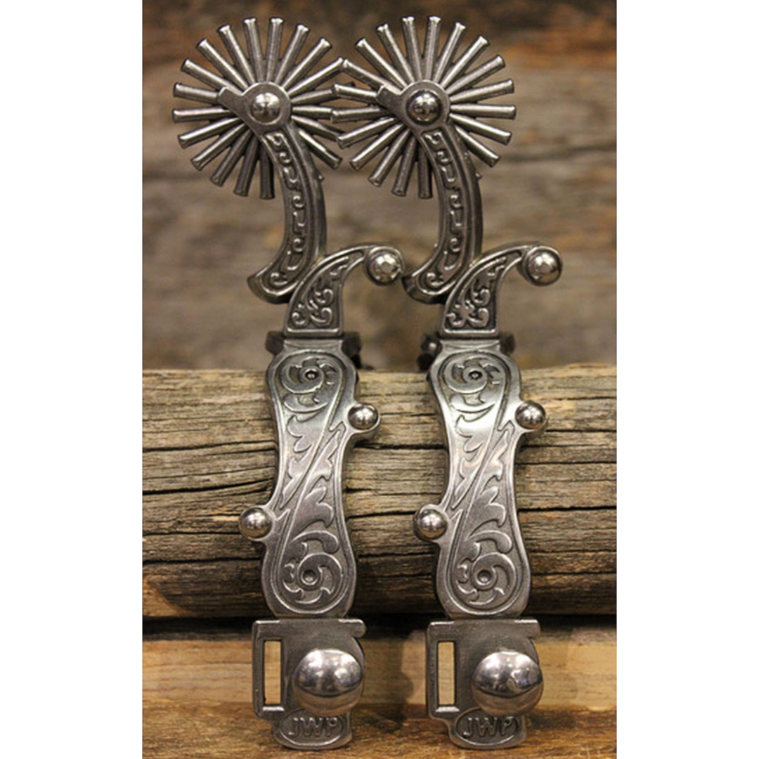 Custom Cowboy Shop - Jeremiah Watt Old Time Band Spurs #75