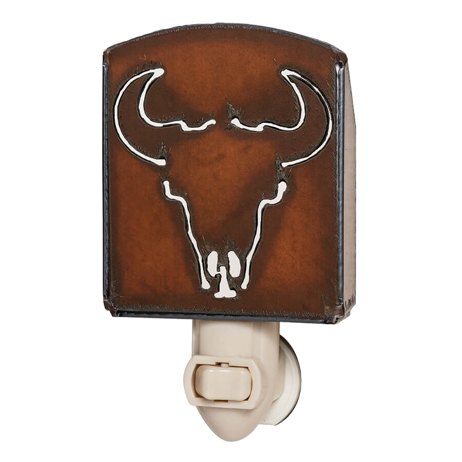 Custom Cowboy Shop - Buffalo Skull Nightlight