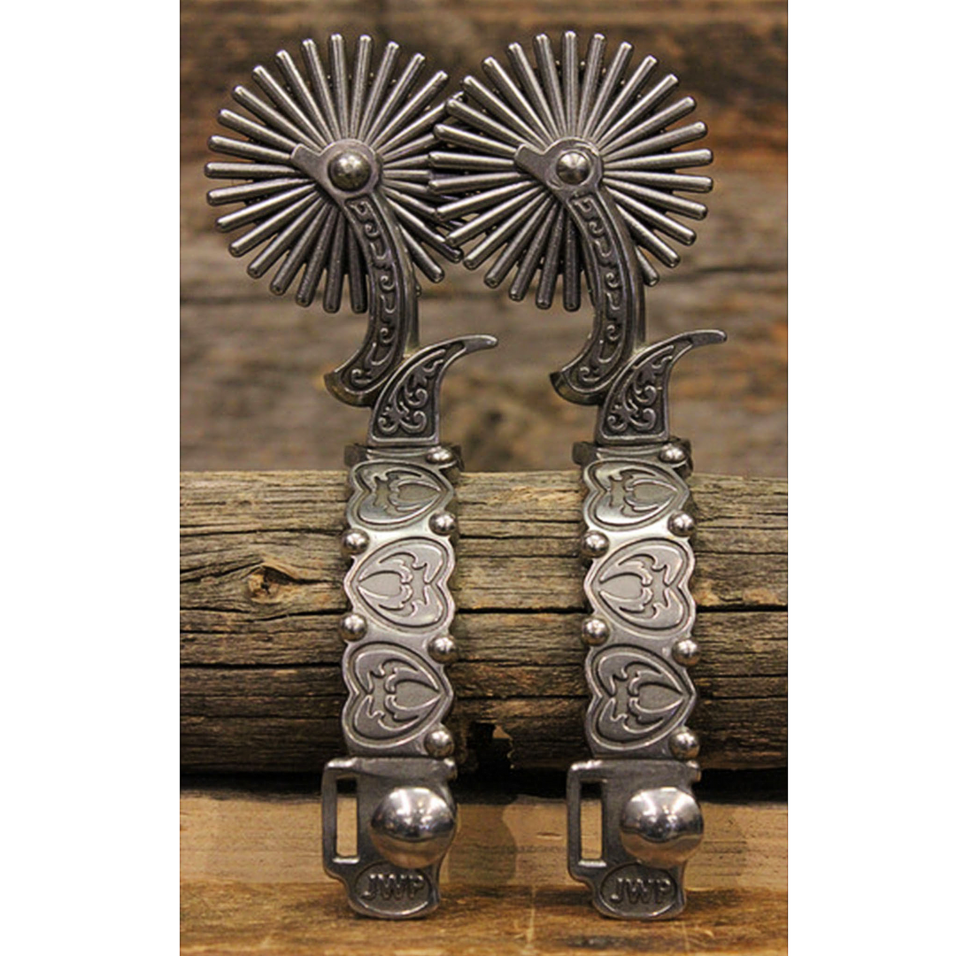 Custom Cowboy Shop - JWP Figeroa Spurs 30pt Rowel