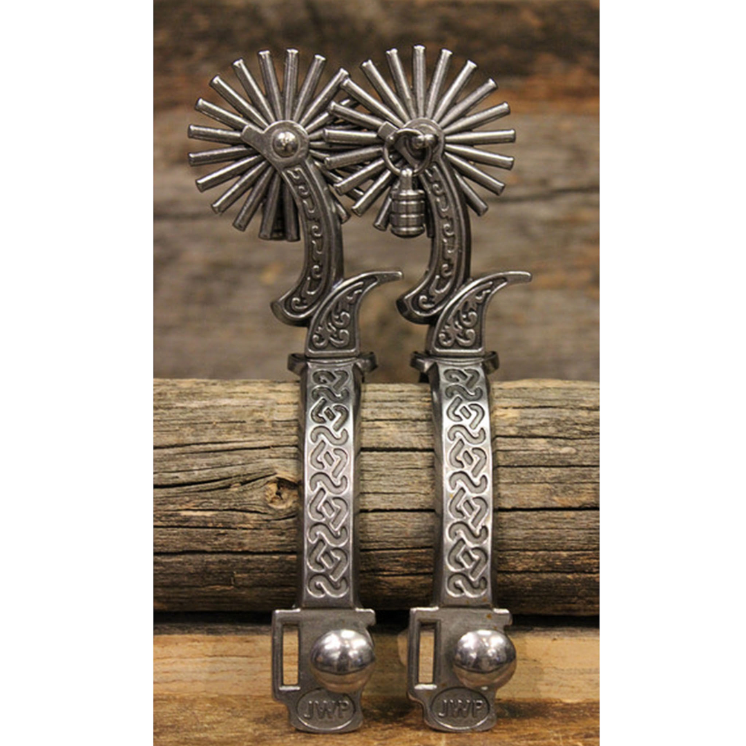 Custom Cowboy Shop - Jeremiah Watt Celtic Spurs with Jingle Bobs