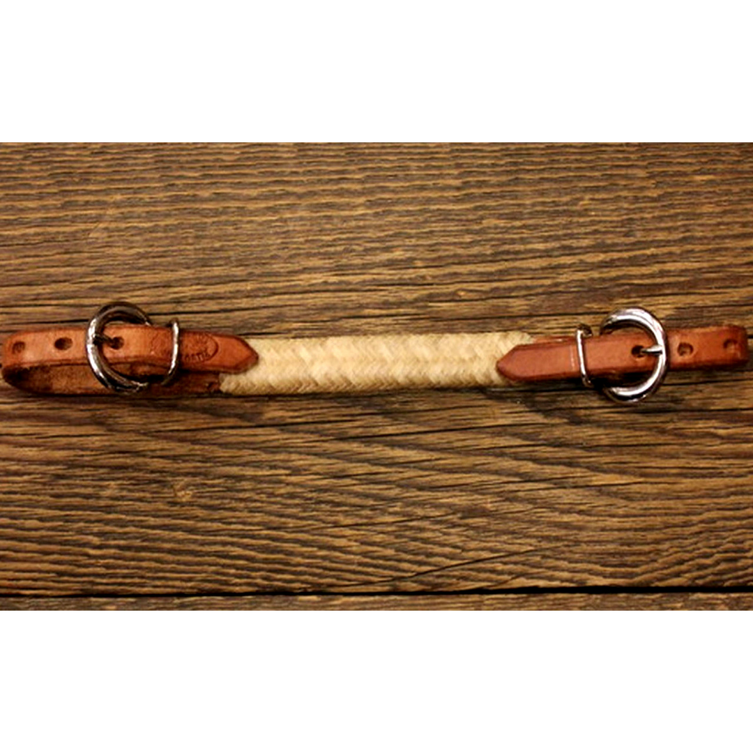 Rawhide Wrapped Curb Strap