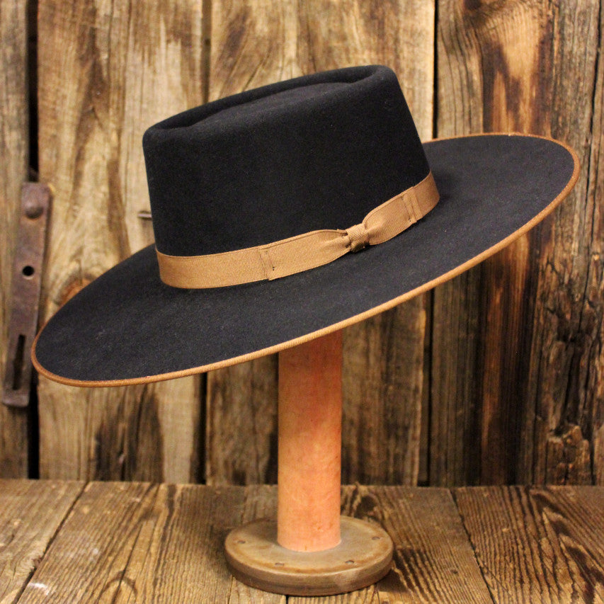 Reno 6X Black Felt Hat – Custom Cowboy Shop