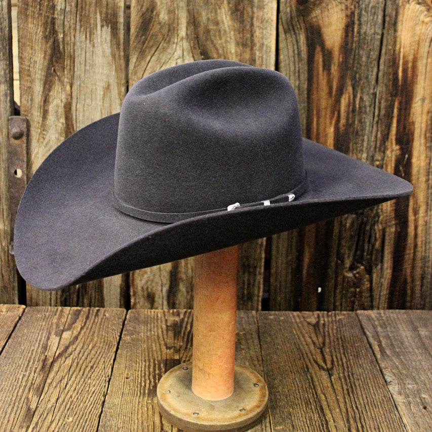 Serratelli Men's 6X Cattleman Ribbon Band Fur-Felt Western Hat