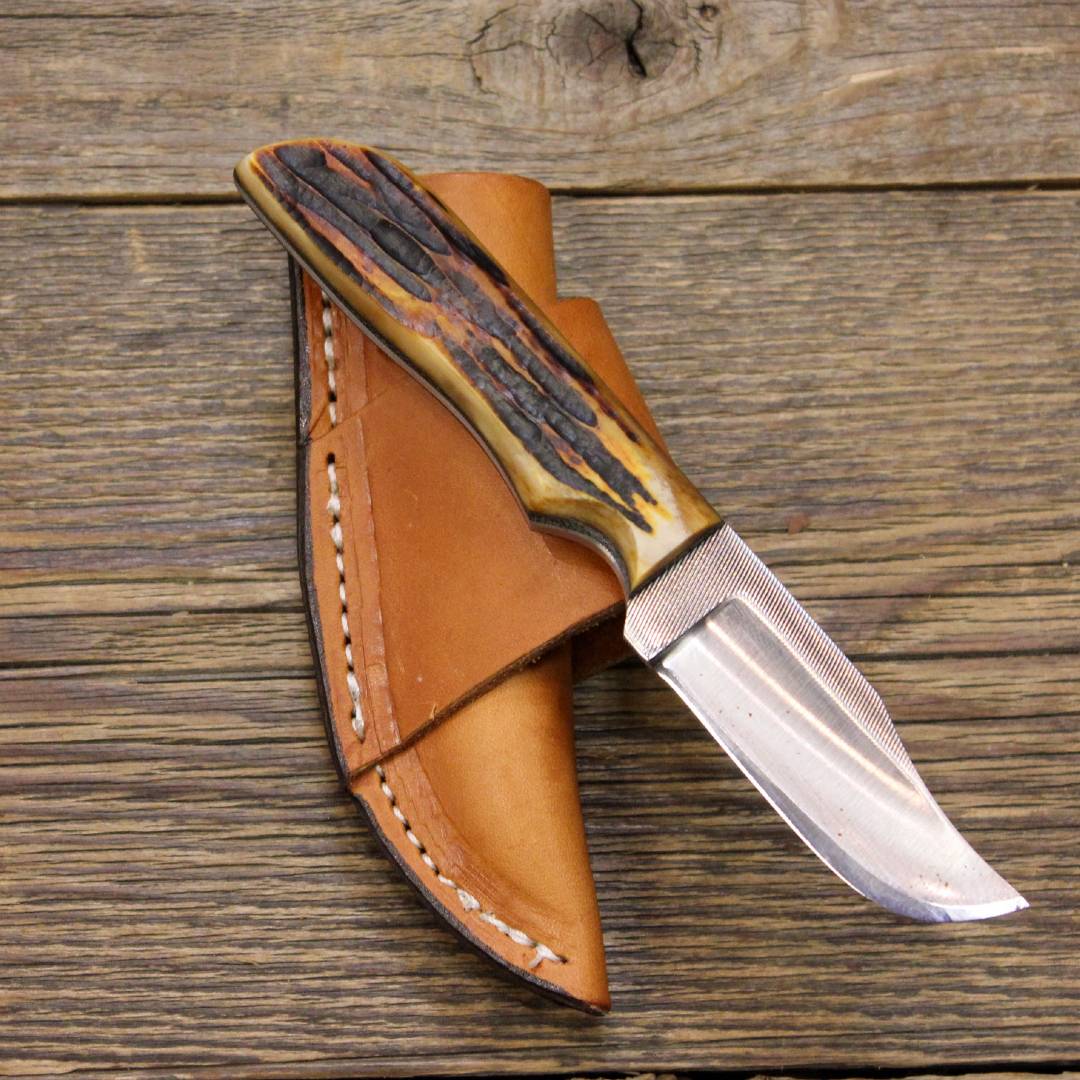 Custom Cowboy Shop - Bone Handled Belt Knife