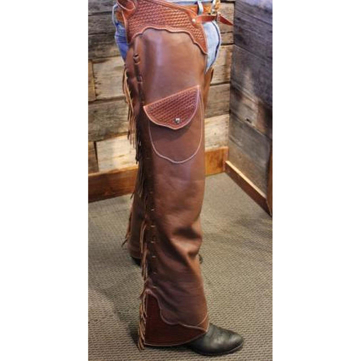 Basket Trim Shotgun Chaps with Pockets