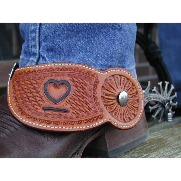 Custom Basket Spur Straps w/Brand or Initials – Custom Cowboy Shop