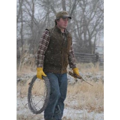 Oilskin Deer Hunter Vest Custom Cowboy Shop