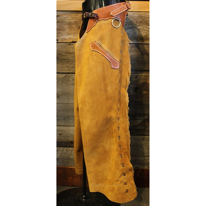 Basket Trim Roughout Shotgun Chaps