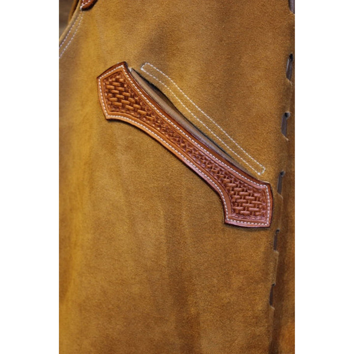 Basket Trim Roughout Shotgun Chaps