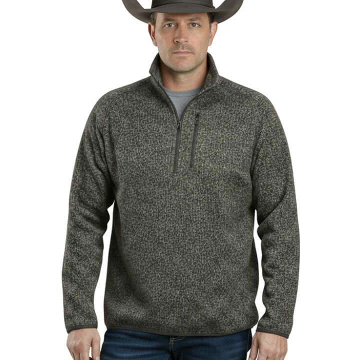 Knit 1/4 Zip Pullover Sweater