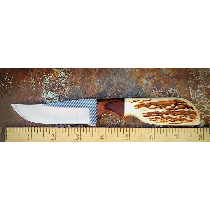 3 1/2" Blade Knife Walnut and Elk Handle