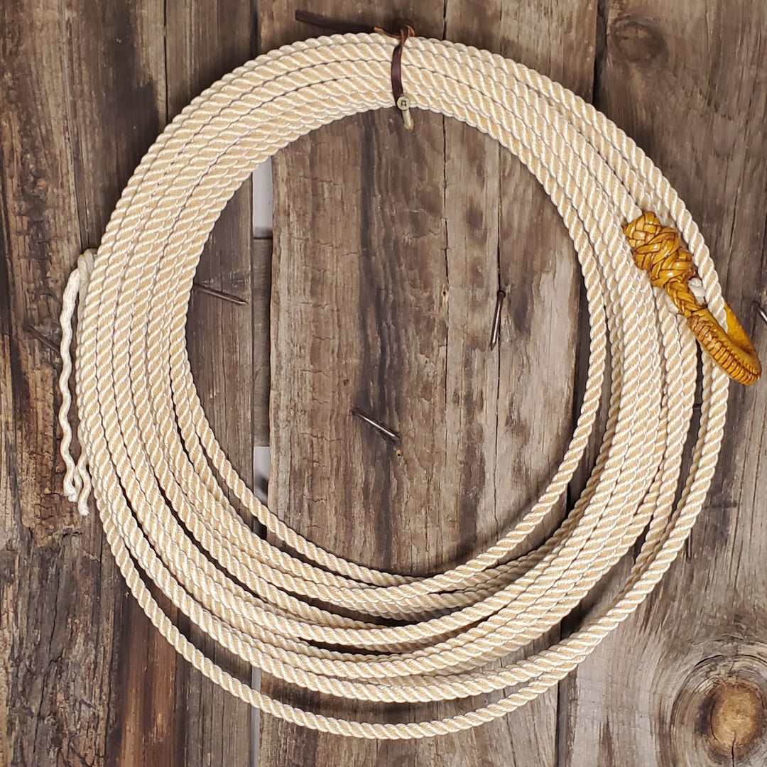 3/8" XXS 60 Foot Nylon Ranch Rope with Popsicle Rawhide Honda