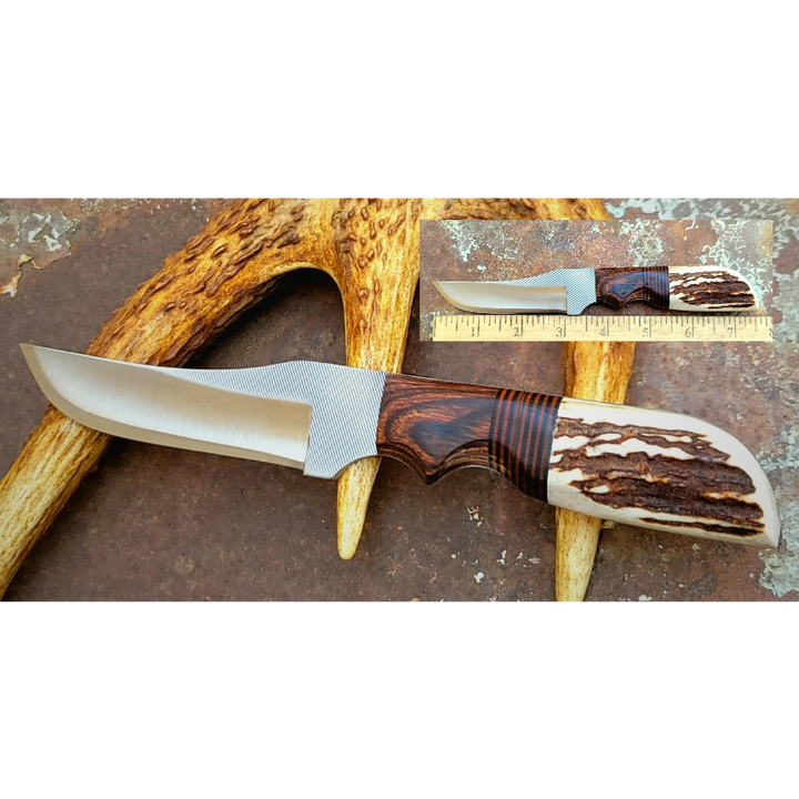 3 1/2" Blade Knife Walnut and Elk Handle