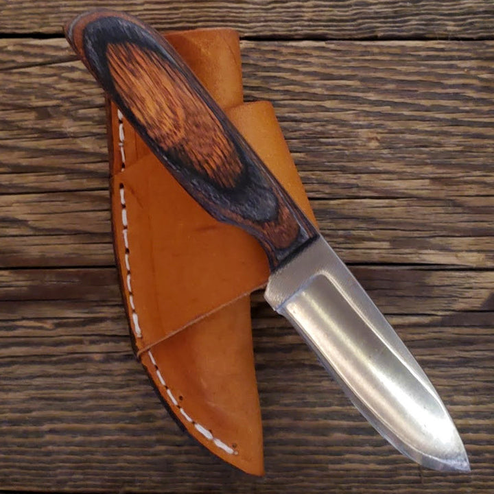 2 3/4" Blade Knife - Coffee Colored Wood Handle