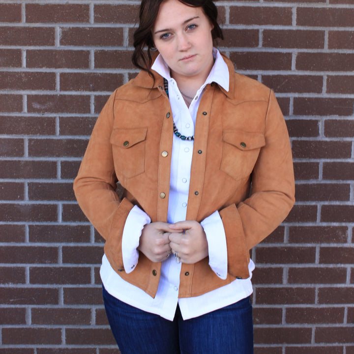 Buckskin Leather Shirt Jacket