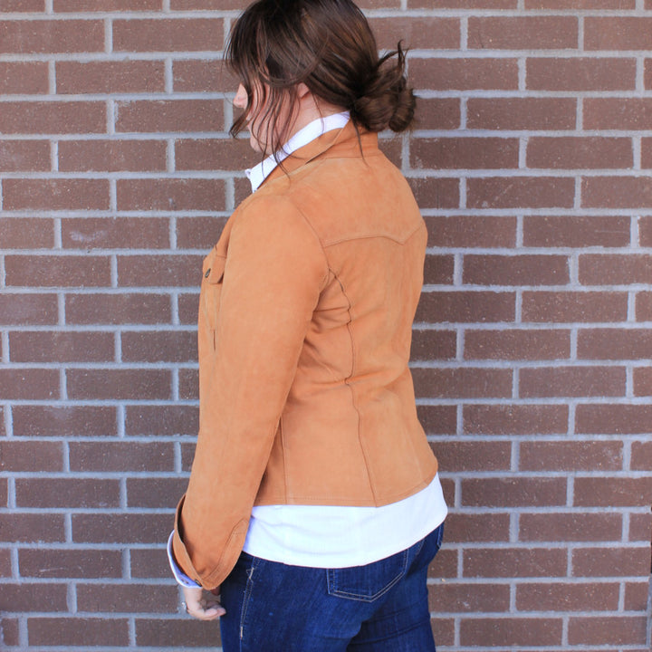 Buckskin Leather Shirt Jacket