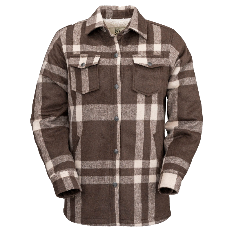 Women's Berber Lined Plaid Jacket