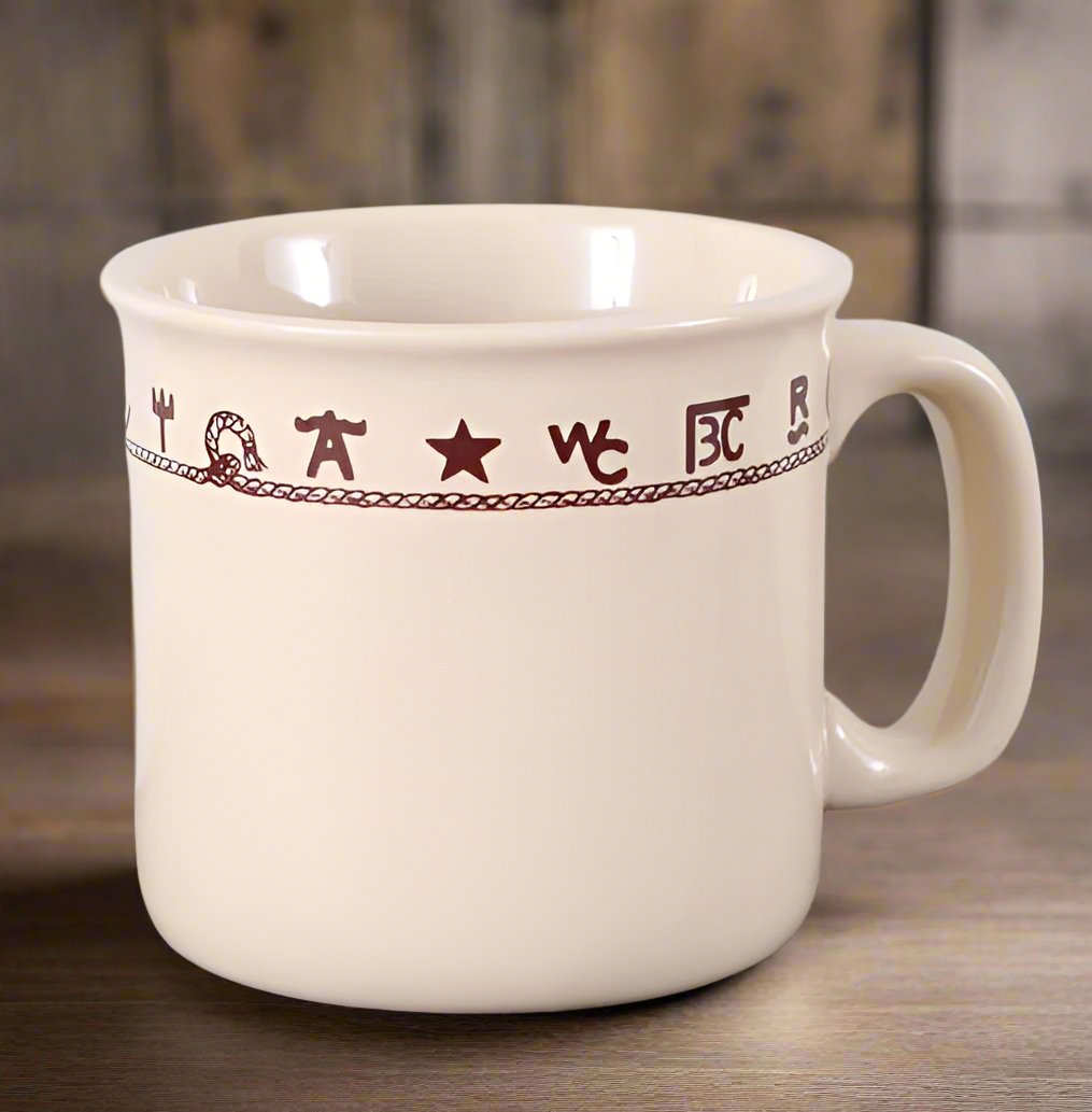 Custom Cowboy Shop - Cowboy Camp Mug with Brands