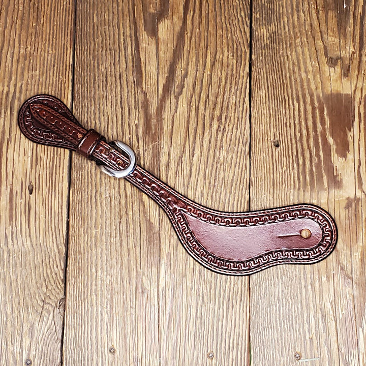 Carlos Border Curved Spur Straps