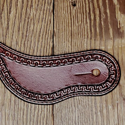 Carlos Border Curved Spur Straps