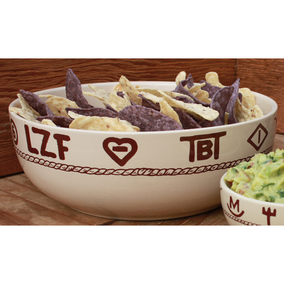 Ceramic Serving Bowl with Brands