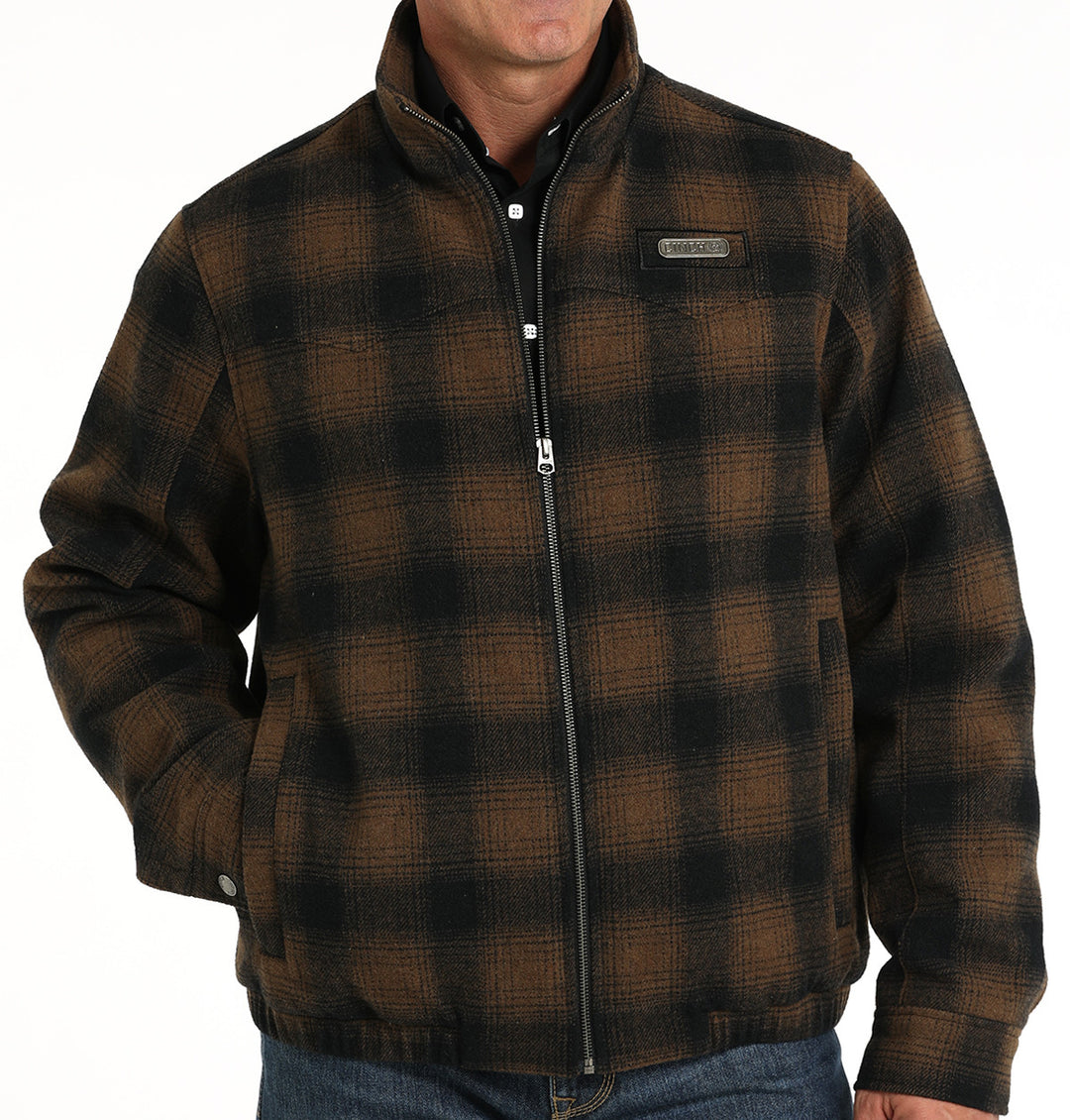 Men's Plaid Conceal Carry Jacket