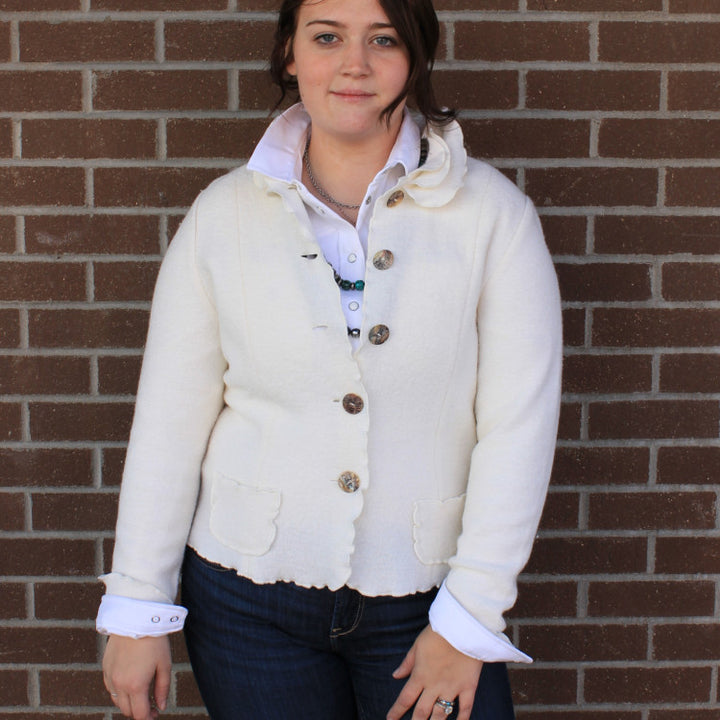 Claire Boiled Wool Jacket