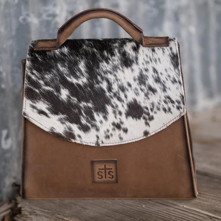 Cowhide Convertible Backpack