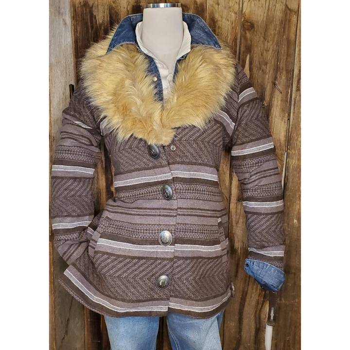 Serape Stripe Ladies Jacket